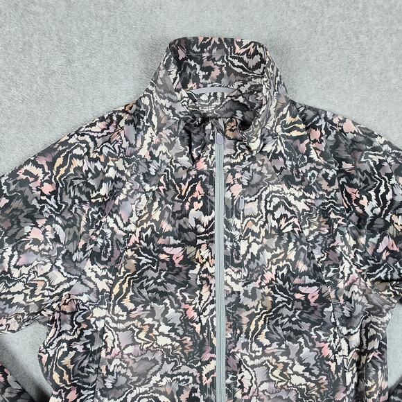 Athleta Lightweight Run With It Jacket Women Size Small Kinetic Abstract Pattern - Picture 6 of 16